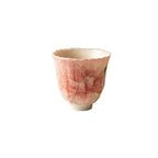Gradual Pink Peony & Butterfly Chrysanthemum Petal Gongfu Tea Cup – 60ml