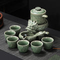 Celadon Automatic Tea Set – Chinese Zodiac Dragon, Semi-Automatic Tea Maker