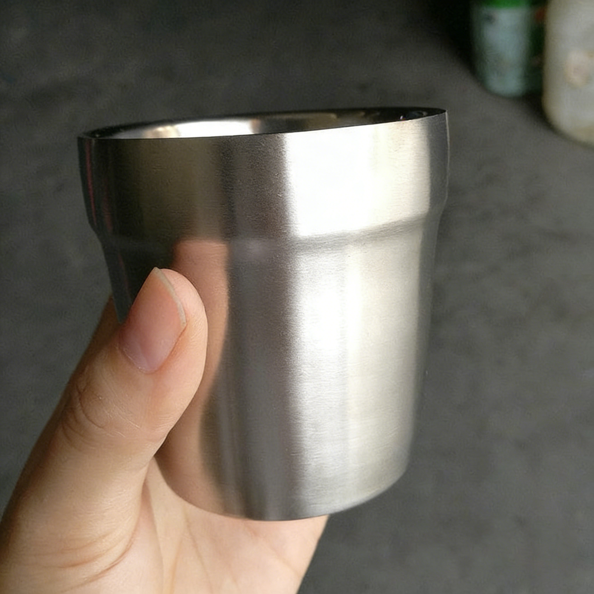 (Set of Four) Double Wall Stainless Steel Cup