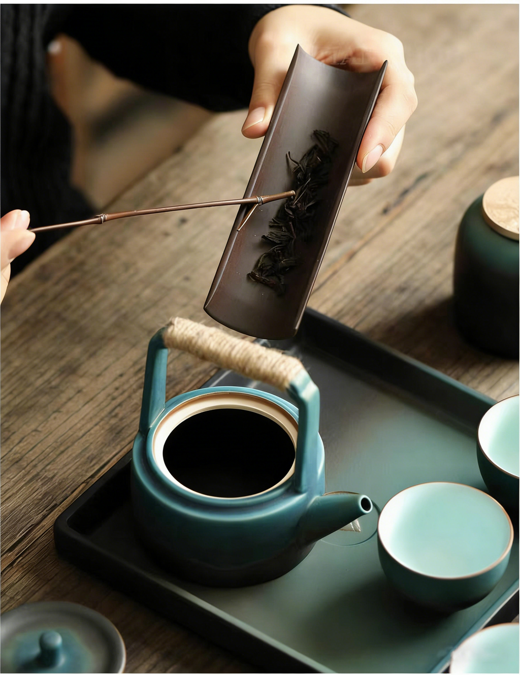 日式青瓷茶具