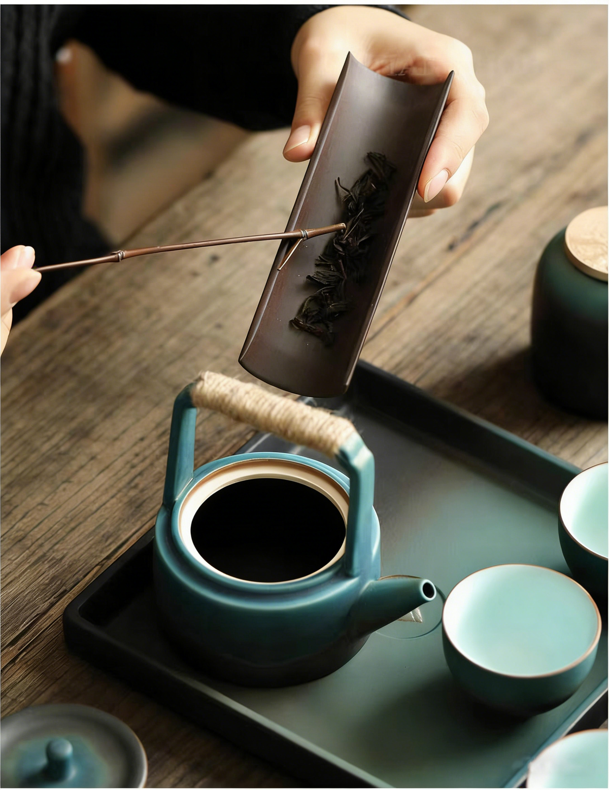 日式青瓷茶具