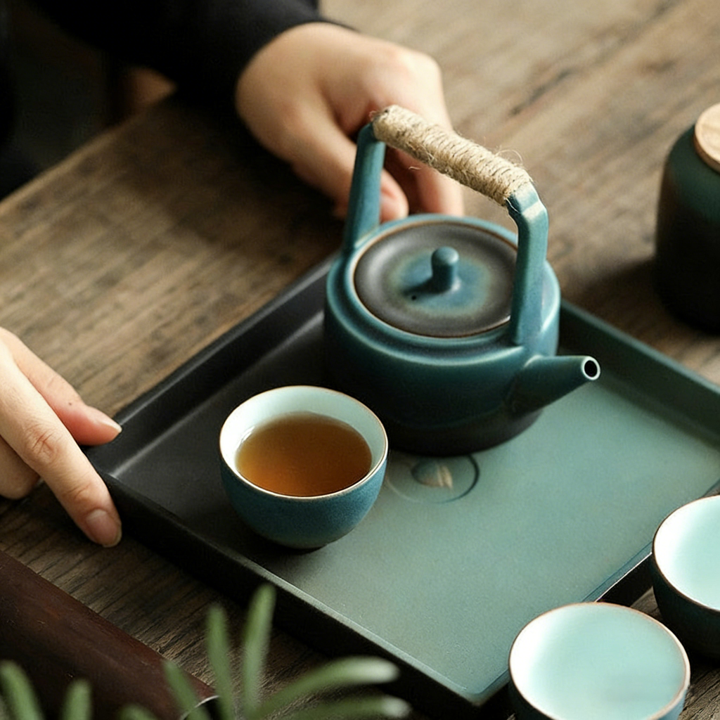 日式青瓷茶具