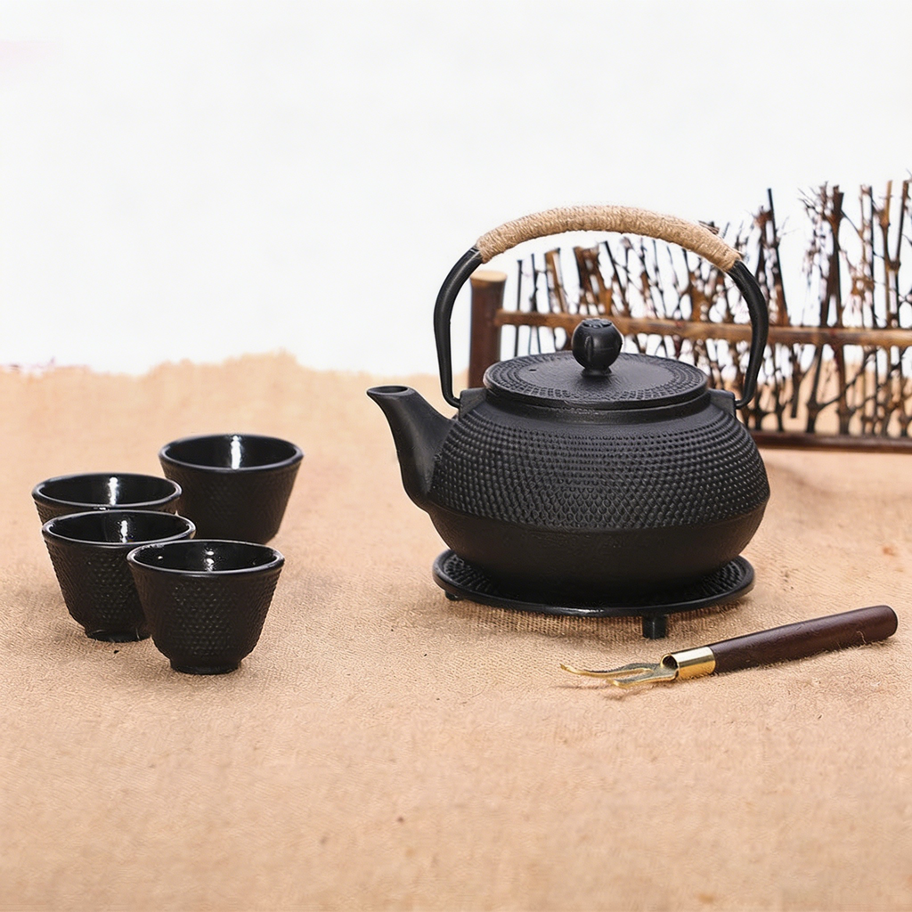 点点铸铁茶具套装