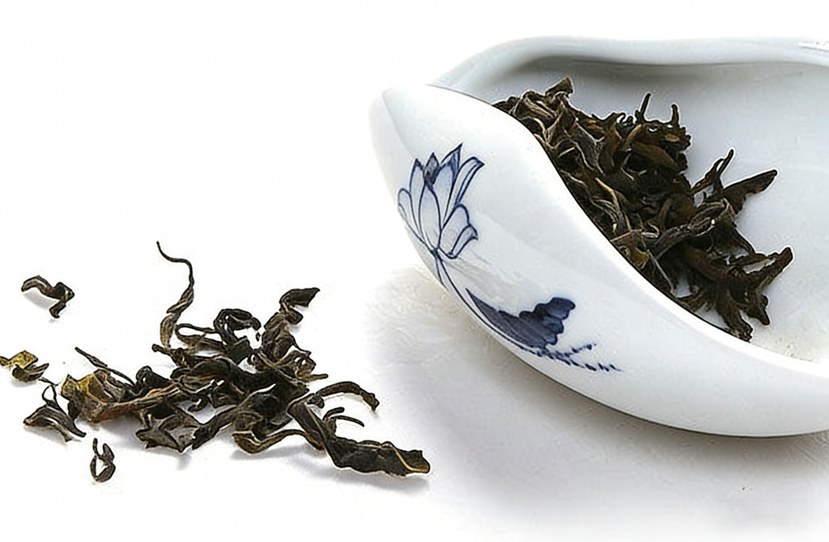 青花瓷茶荷