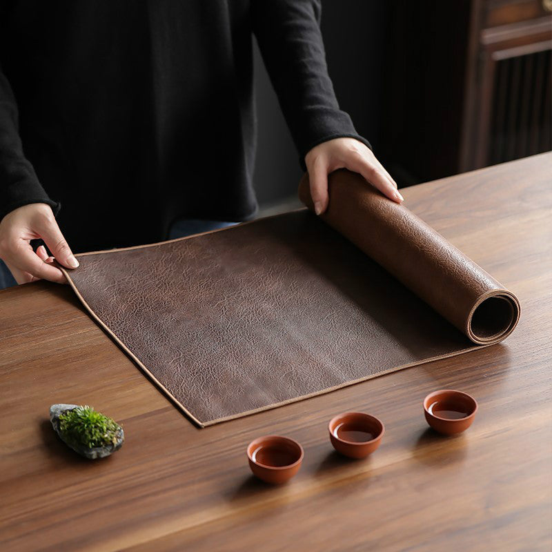 Leather Tea Runner – Waterproof