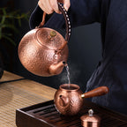 Hammered Copper Chinese Teapot – Retro Style