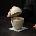 “Persimmon for Prosperity” Travel Tea Set – Portable Gongfu Set