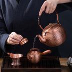 Hammered Copper Chinese Teapot – Retro Style