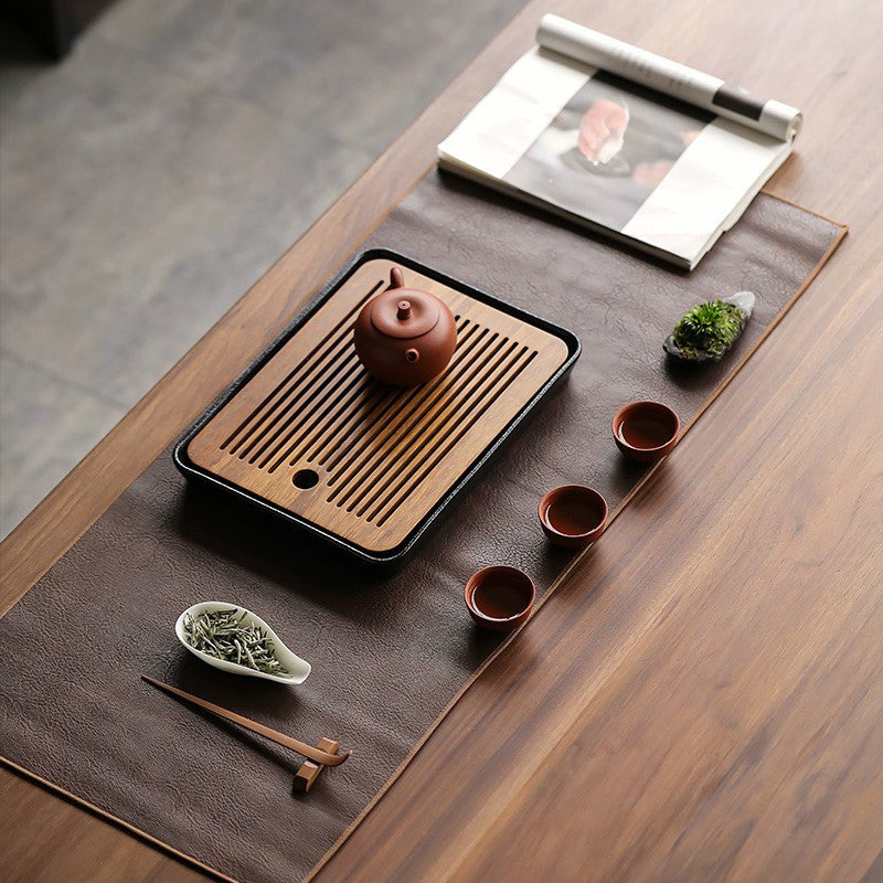 Leather Tea Runner – Waterproof