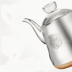 Stainless Steel Teapot With Golden Induction Cooker