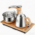 Stainless Steel Teapot With Golden Induction Cooker