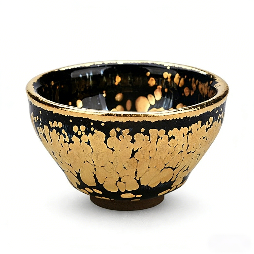 金银建盏功夫茶杯