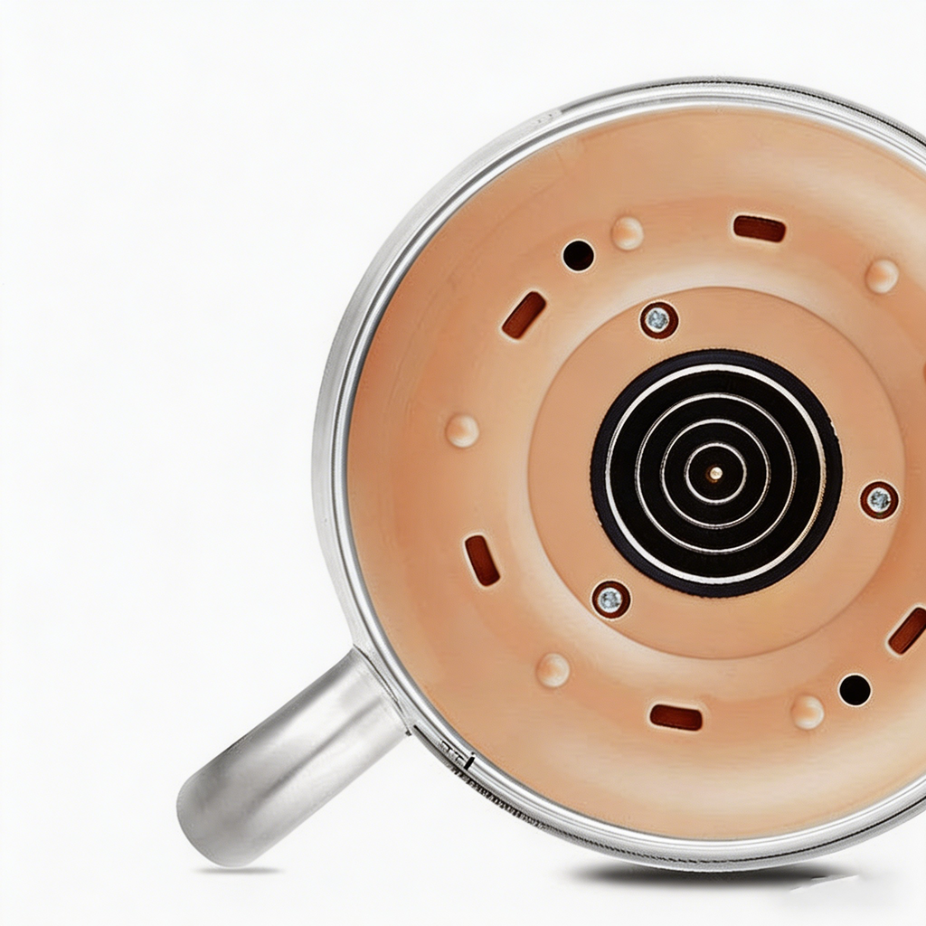 Glass Teapots With Golden Induction Cooker