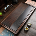 禅意功夫竹茶盘