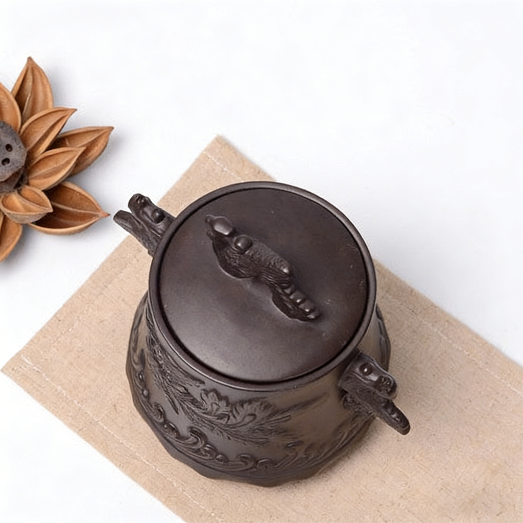 Empaistic Dragon Clay Tea Caddy