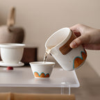Thousand Miles Chinese Tea Set – 6-Piece with 4-Color Cups