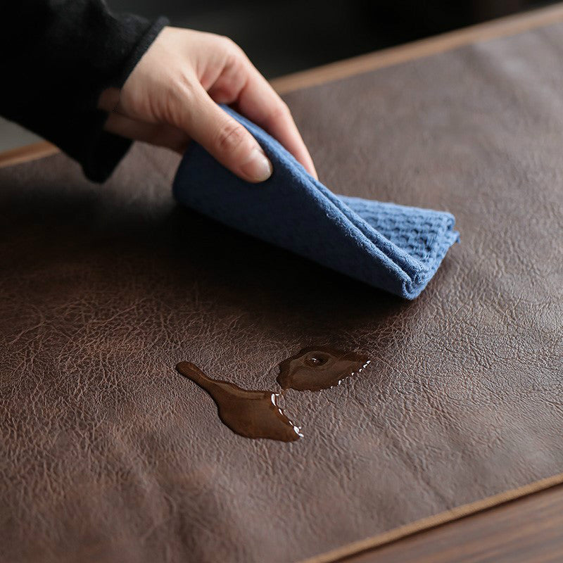 Leather Tea Runner – Waterproof