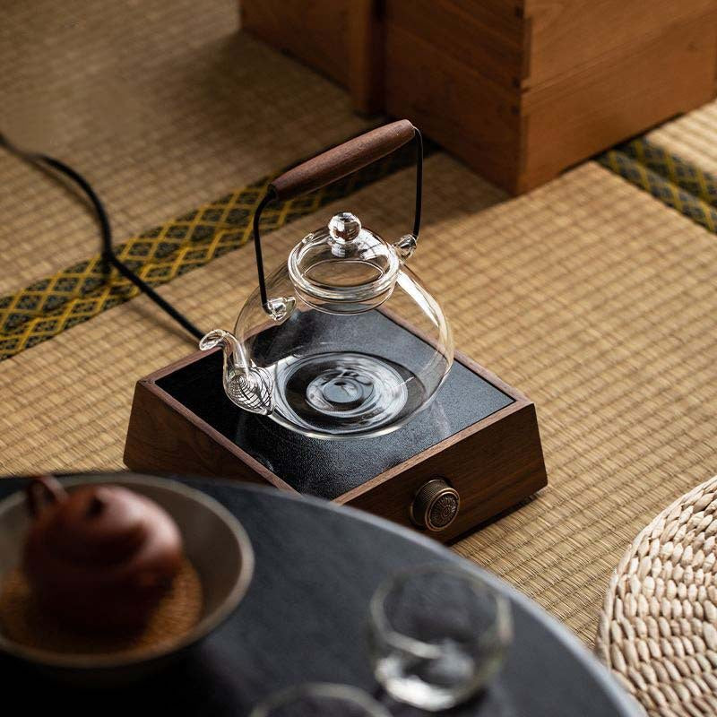 Japanese-Style Glass Teapot – Heat-Resistant Stovetop Kettle