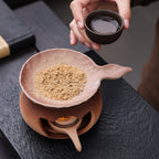 Japanese Coarse Clay Tea Warmer – Candle Heated, Tea Aroma Warmer, 15cm