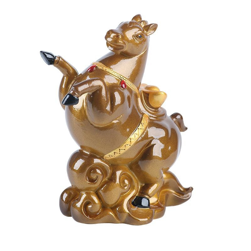 “Fortune Horse” Color-Changing Tea Pet – Heat-Activated Resin Figurine