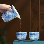 Along the River During Qingming Festival Kung Fu Chinese Tea Set