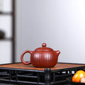 Yixing Zisha Teapot – Xishi Shape, Heart Sutra Engraving, 150ml