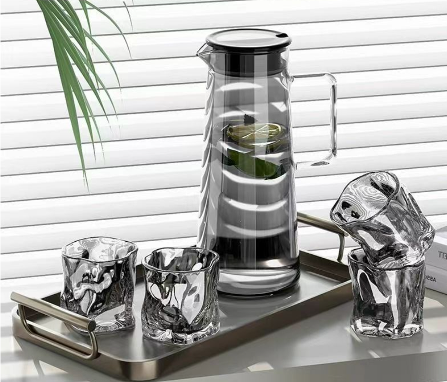 Light Luxury Glass Teapot Set – High-Borosilicate Glass