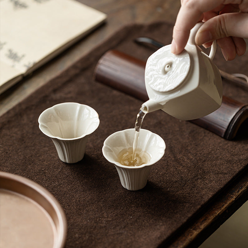 Chinese Tea Cup – Wood Ash Glaze, Xiangwen Design, 30ml