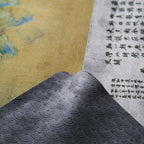 Chinese Painting Style Tea Runner – Deerskin Velvet, 120cm, Set of 4 Designs