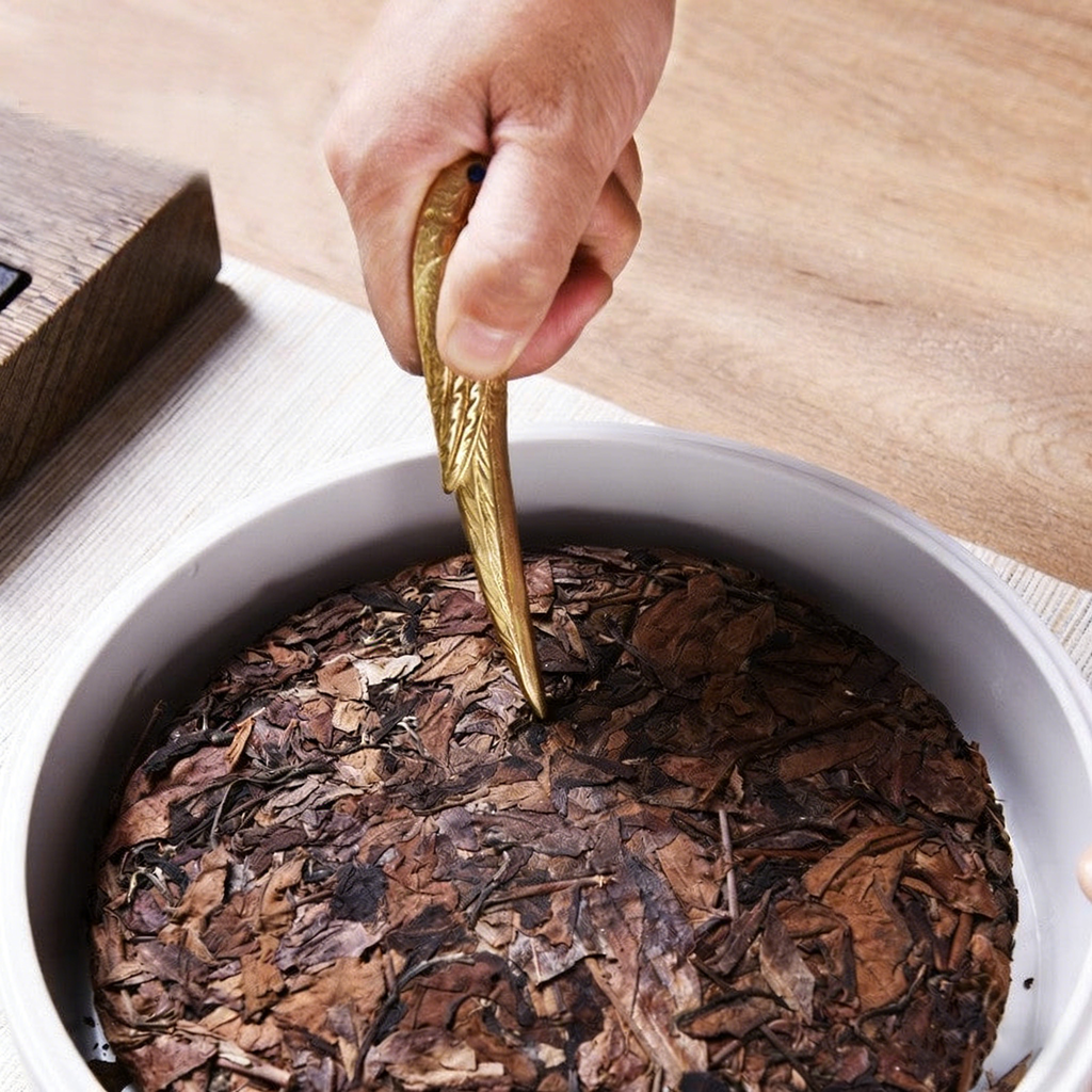 手工鹦鹉铜茶针
