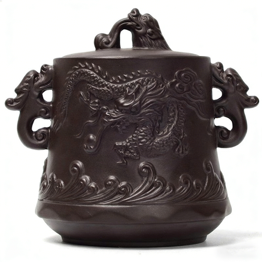 Empaistic Dragon Clay Tea Caddy
