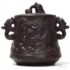 Empaistic Dragon Clay Tea Caddy