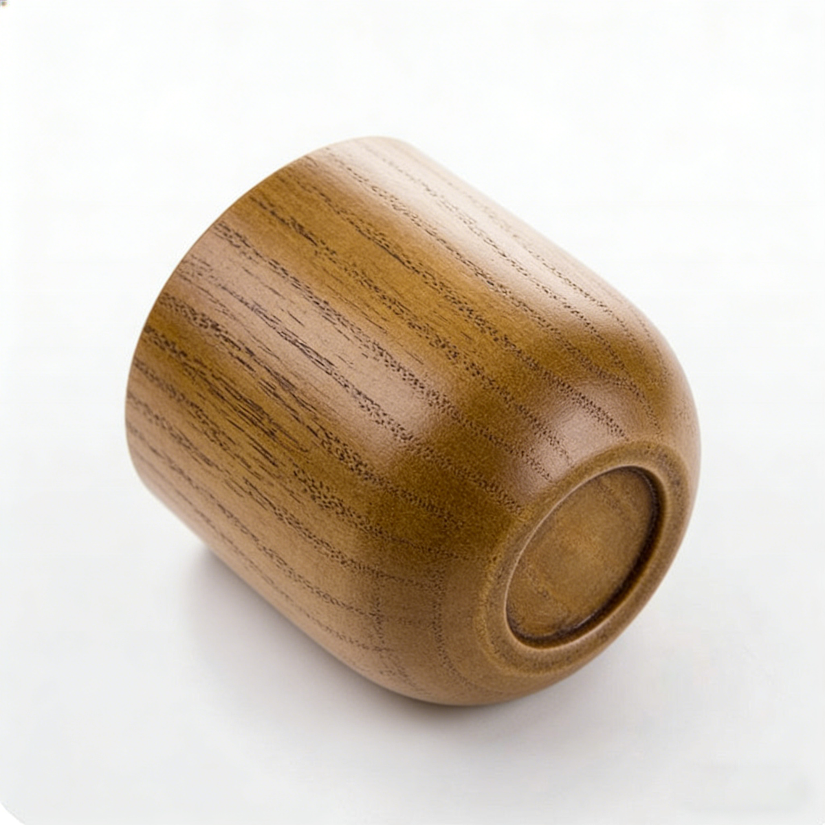 Japanese Style Wooden Tea Cup (Set of 2)