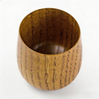 Japanese Style Wooden Tea Cup (Set of 2)