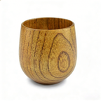 Japanese Style Wooden Tea Cup (Set of 2)