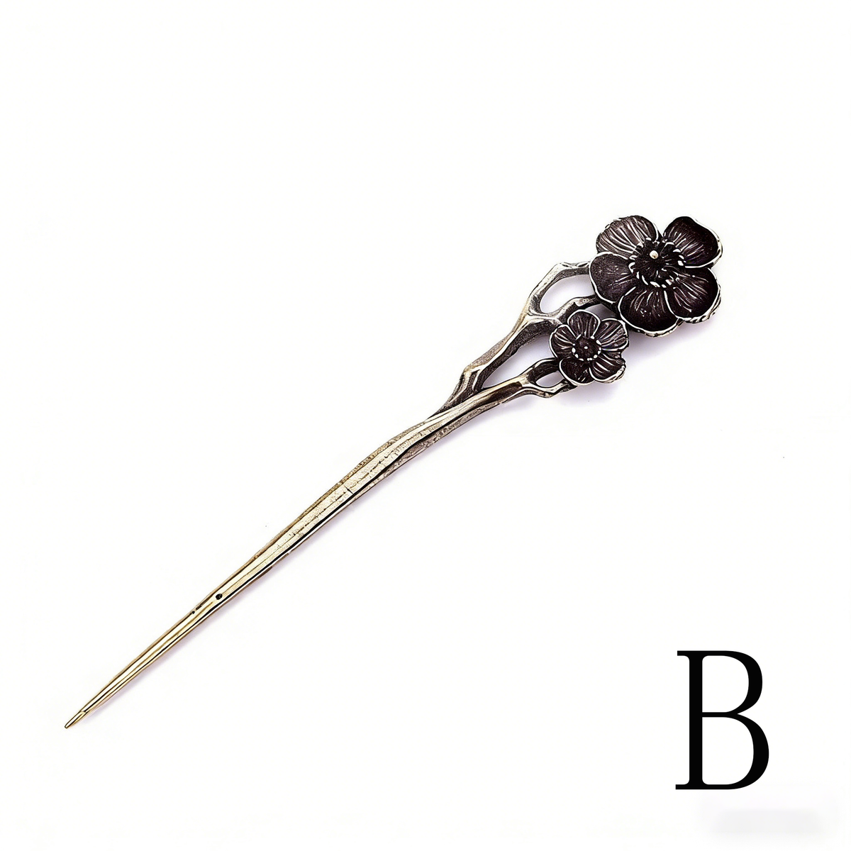 Handmade Flower Copper Tea Needle