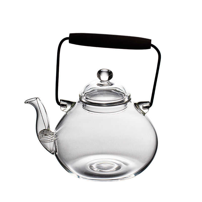Japanese-Style Glass Teapot – Heat-Resistant Stovetop Kettle
