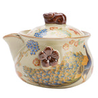 Song Dynasty Style Ru Ware Hand‑Held Chinese Teapot – Peacock Design, 200ml