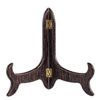 Wood-Grain Plastic Pu’er Tea Cake Stand – 6 Inch, for 357g Tea Cake