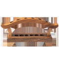 Walnut Wood Tea Utensil Holder – Traditional Chinese Tea Ceremony Tool Stand