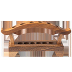 Walnut Wood Tea Utensil Holder – Traditional Chinese Tea Ceremony Tool Stand