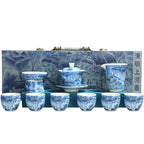 Along the River During Qingming Festival Kung Fu Chinese Tea Set