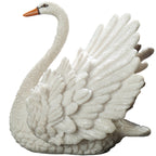 Color-Changing Swan Tea Pet & Lid Rest – Elegant Resin Tea Ornament