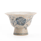 Chinese Master Tea Cup – Hand-Painted Entangled Lotus, Flower Rim, Gift Box