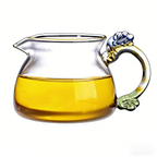 带龙柄的玻璃公道杯
