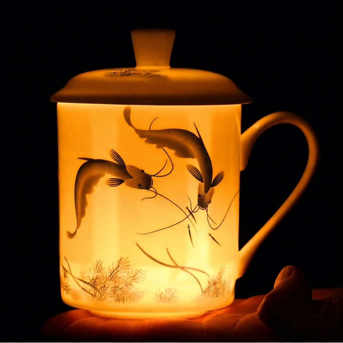 景德镇瓷器中式茶杯