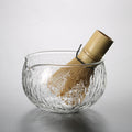 Japanese Matcha Bowl with Spout – Hammered Glass Tea Bowl, 500ml