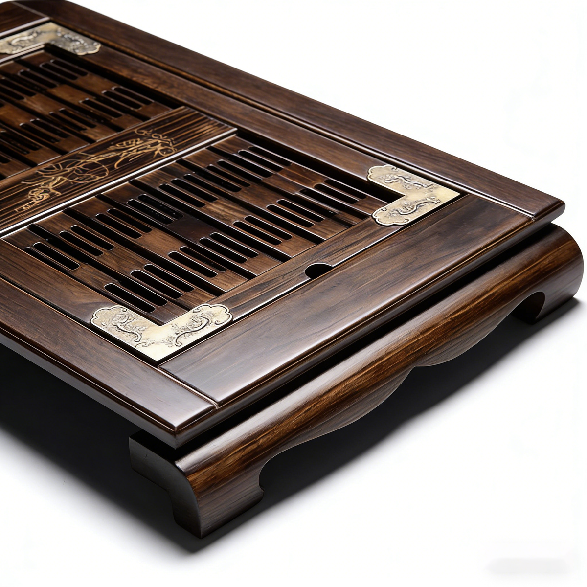 Fire Style Wood Gongfu Tea Tray