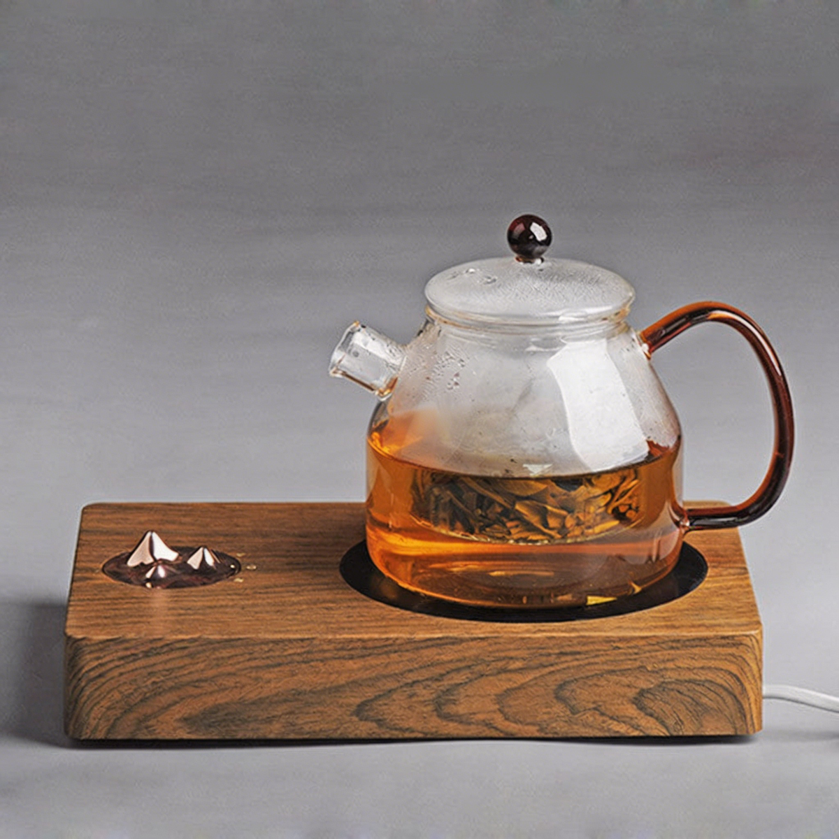 水蒸气大玻璃茶壶