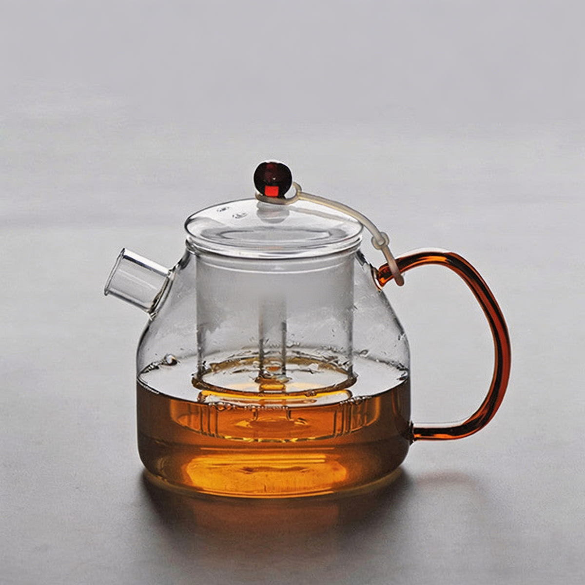 Water Steam Large Glass Teapot